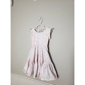 OMI JO Pink White Floral Dress